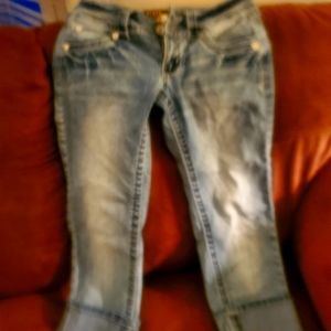 Angel denim capri's